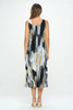 Bns Brush Stroke Print Tank Long Dress