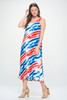 Bns Florida Print Tank Long Dress