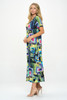 Hit V-neck Long Dress W/pocket