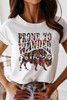 White Prone To Wander Western Desert Bull Print Tee