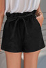 Black Cotton Blend Pocketed Knit Shorts Black Cotton Blend Pocketed Knit Shorts