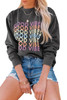 Gray GOOD VIBES Graphic Pullover Sweatshirt