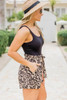 Animal Print Casual Shorts