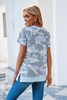 Crew Neck Camo Side Split T-shirt Crew Neck Camo Side Split T-shirt