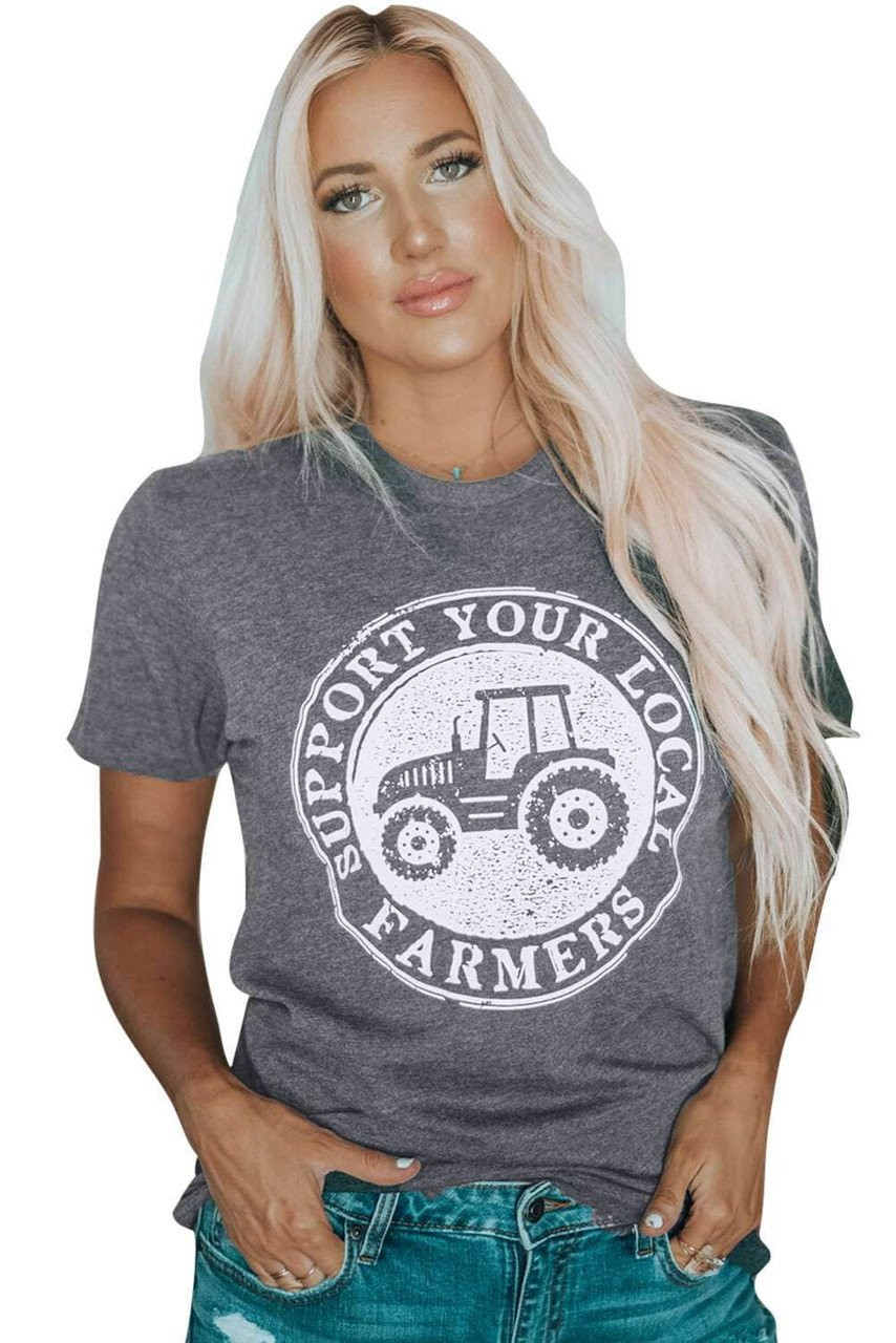 SUPPORT YOUR LOCALFARMERS Graphic Tee