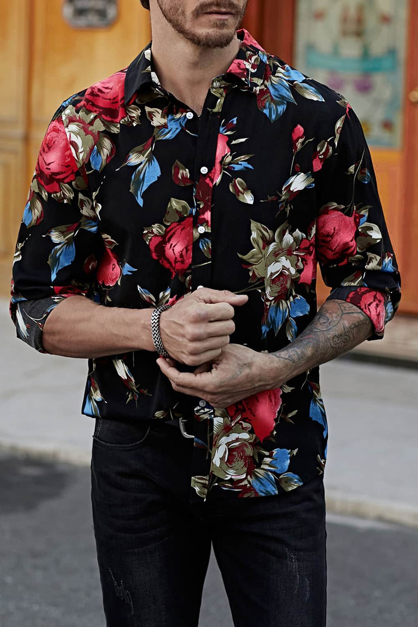 Men's Floral Shirts, Floral Print Shirts