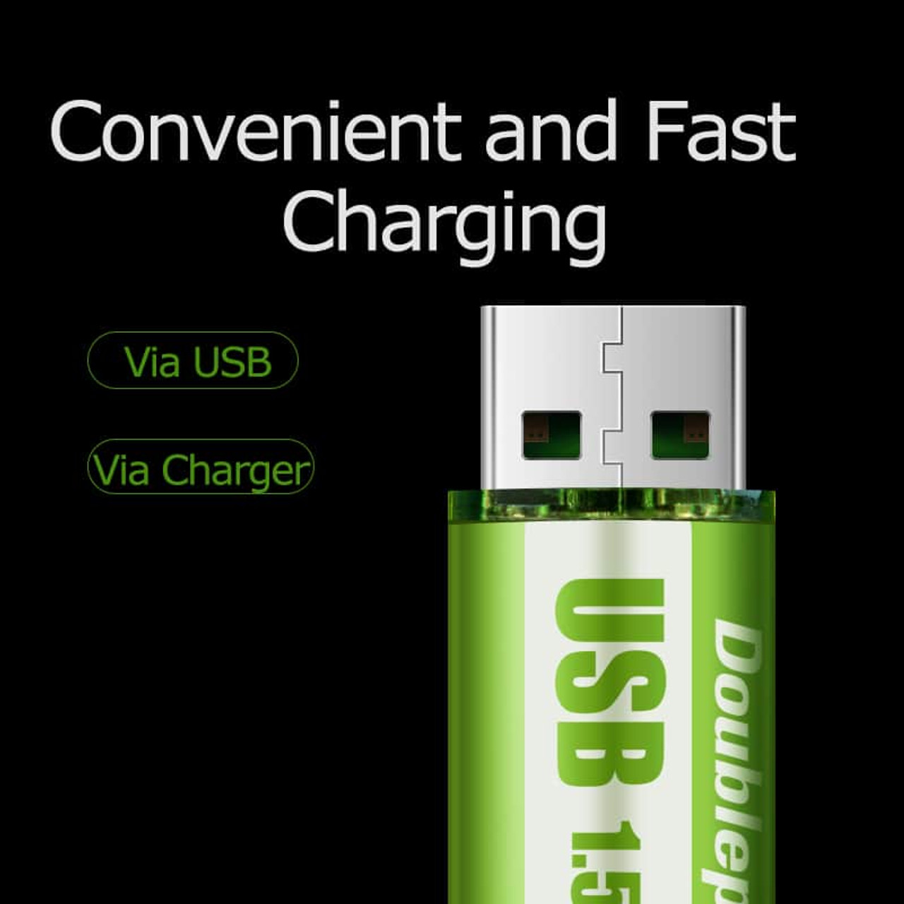 USB Rechargeable Battery Lithium Battery Large Capacity 1.5v AA