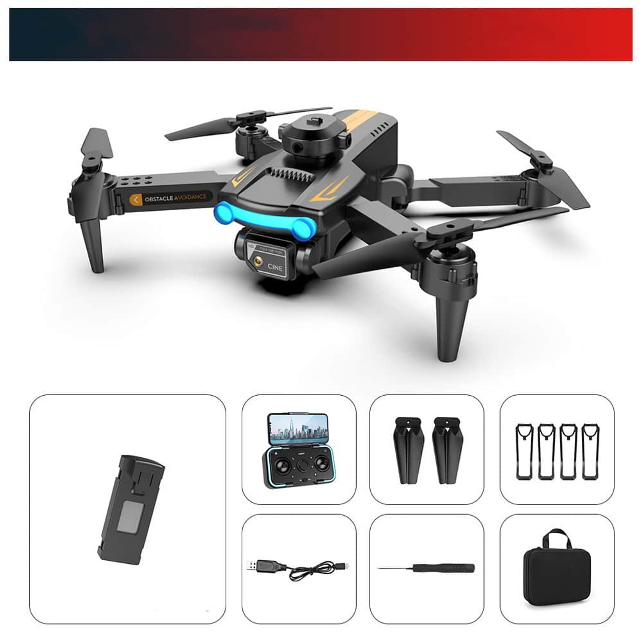 Flying Drone High Definition Aerial Photography 4K Dual Cam Flying Drone High Definition Aerial Photography 4K Dual Cam