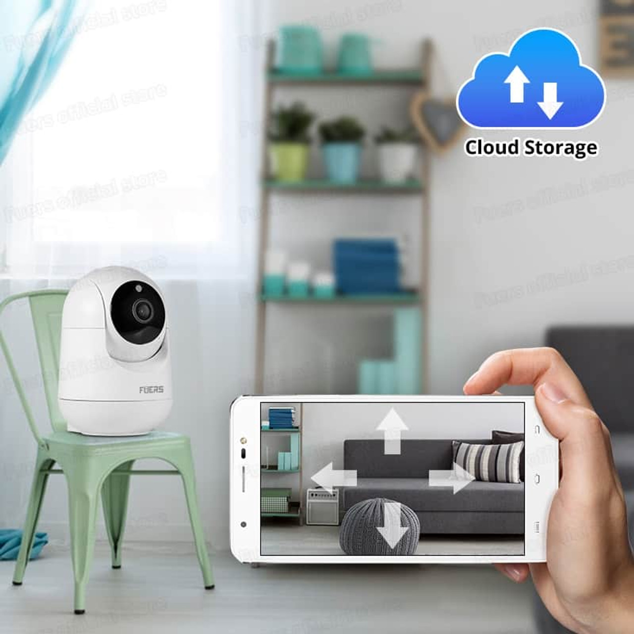 Fuers 3MP IP Camera Tuya Smart Home Indoor WiFi Wireless Surveillance Fuers 3MP IP Camera Tuya Smart Home Indoor WiFi Wireless Surveillance