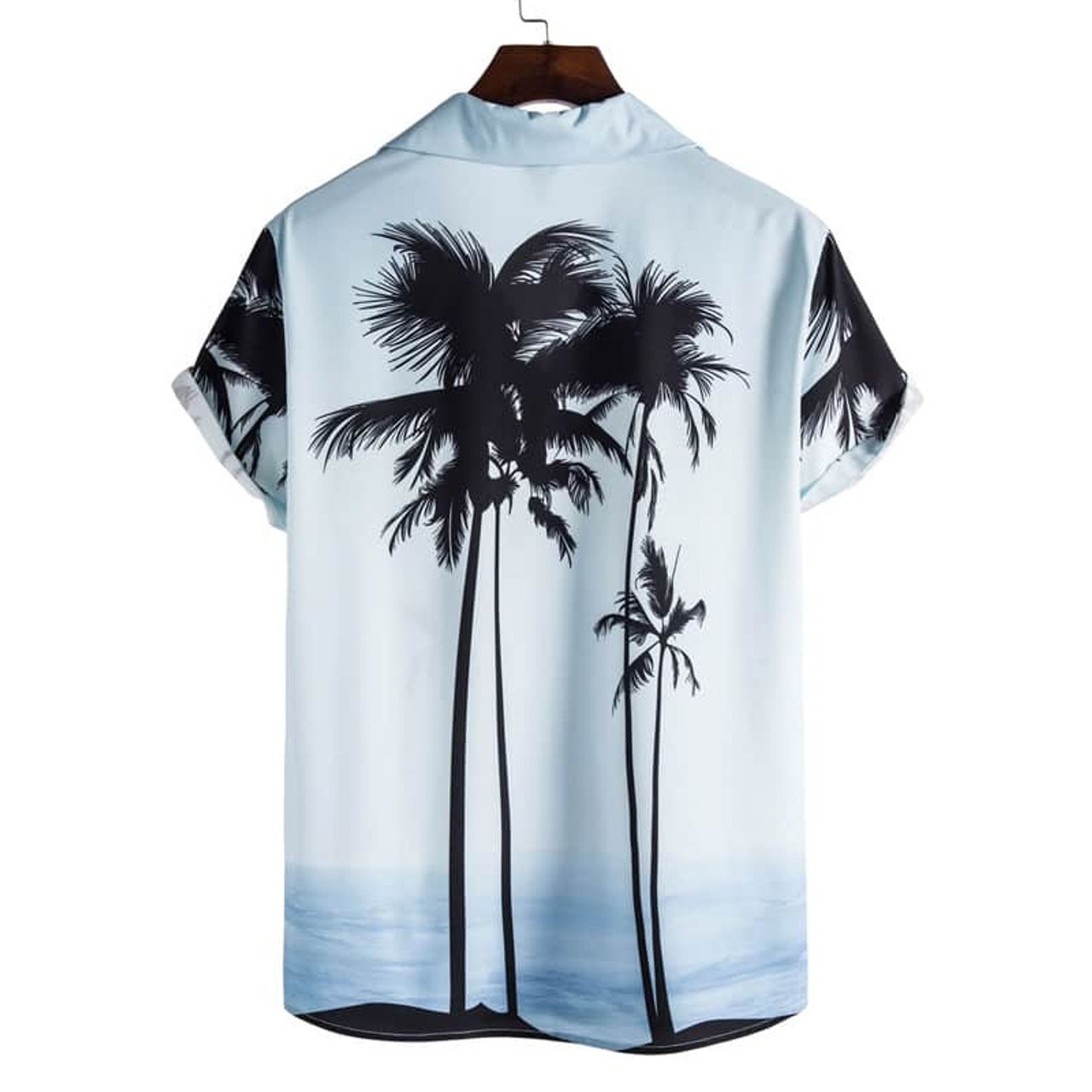 Men's Beach Shirt Blue