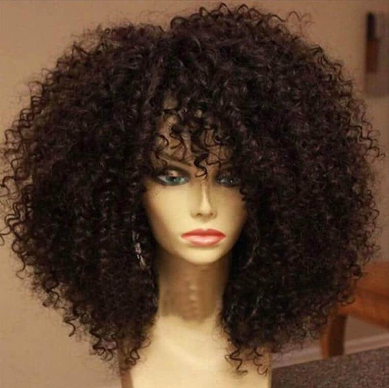 Afro-black Volume Puffy Explosion Solid Color Afro-black Volume Puffy Explosion Solid Color