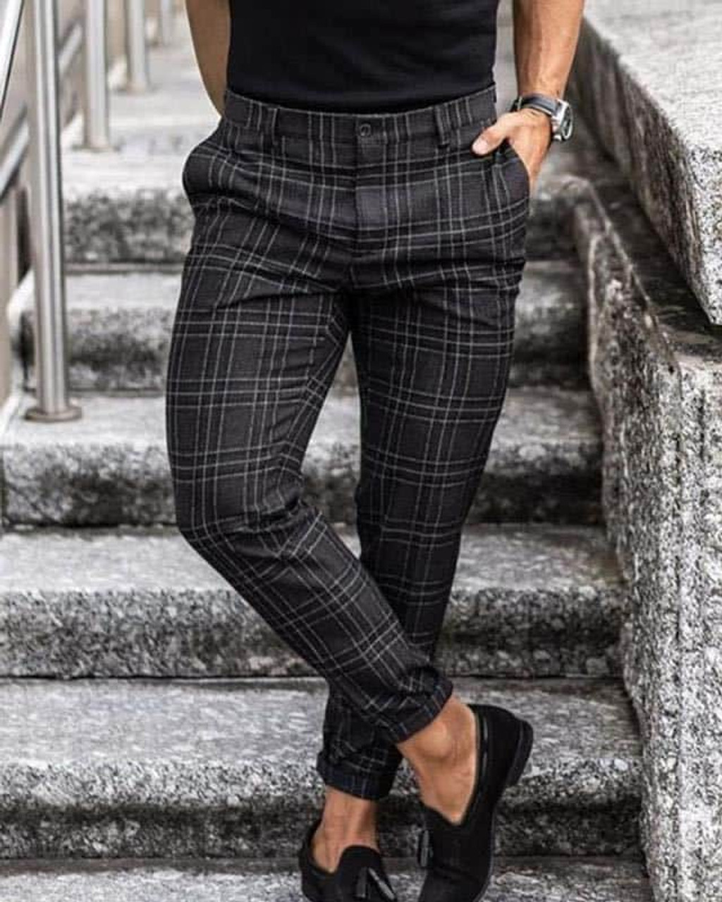 Checkered Casual Trouser – suCCess menswear