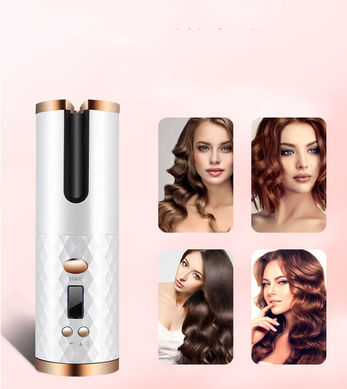 Rechargeable Automatic Hair Curler Women Portable