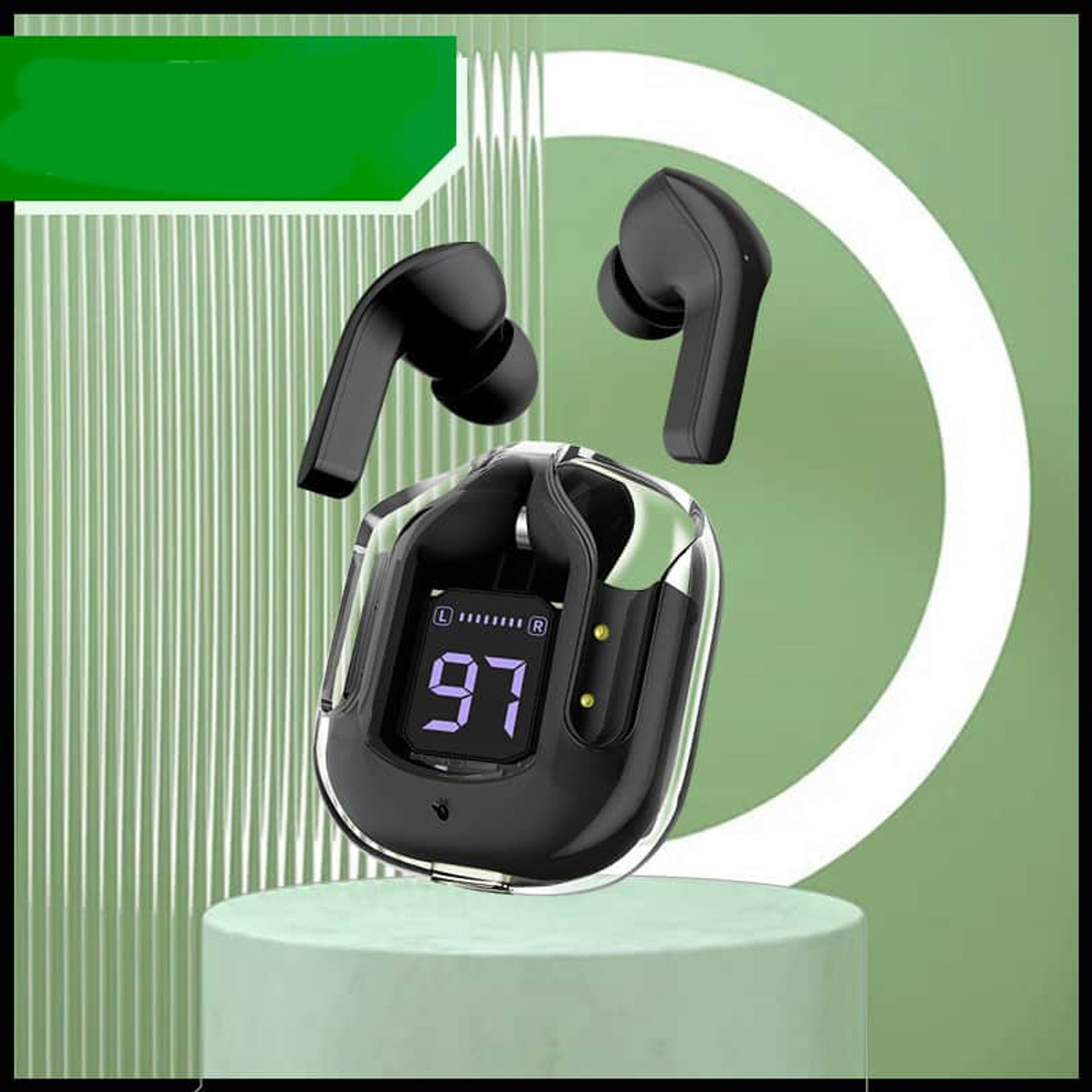 Mini Transparent Wireless Earbuds ENC Noise Canceling