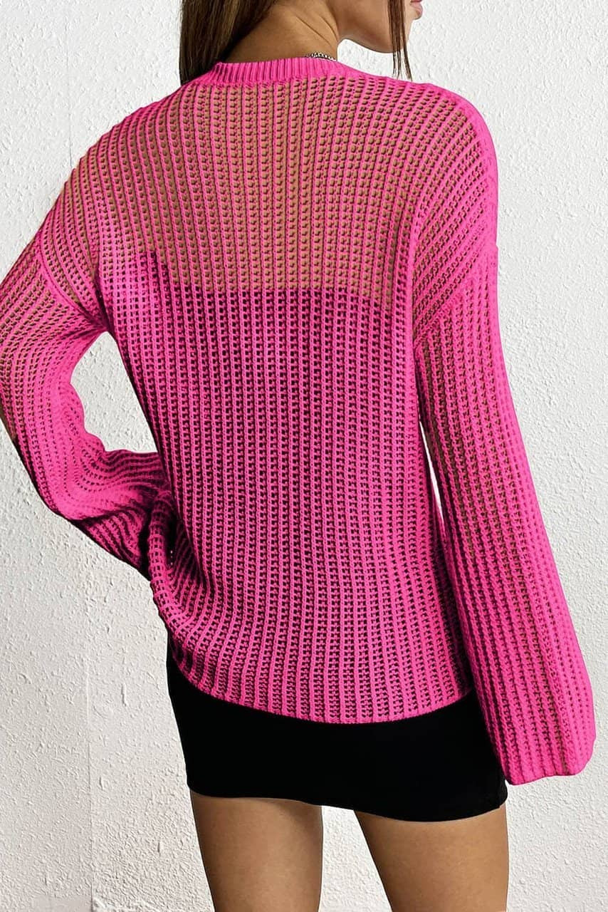 Rose Seeing Stars Oversized Sweater Rose Seeing Stars Oversized Sweater