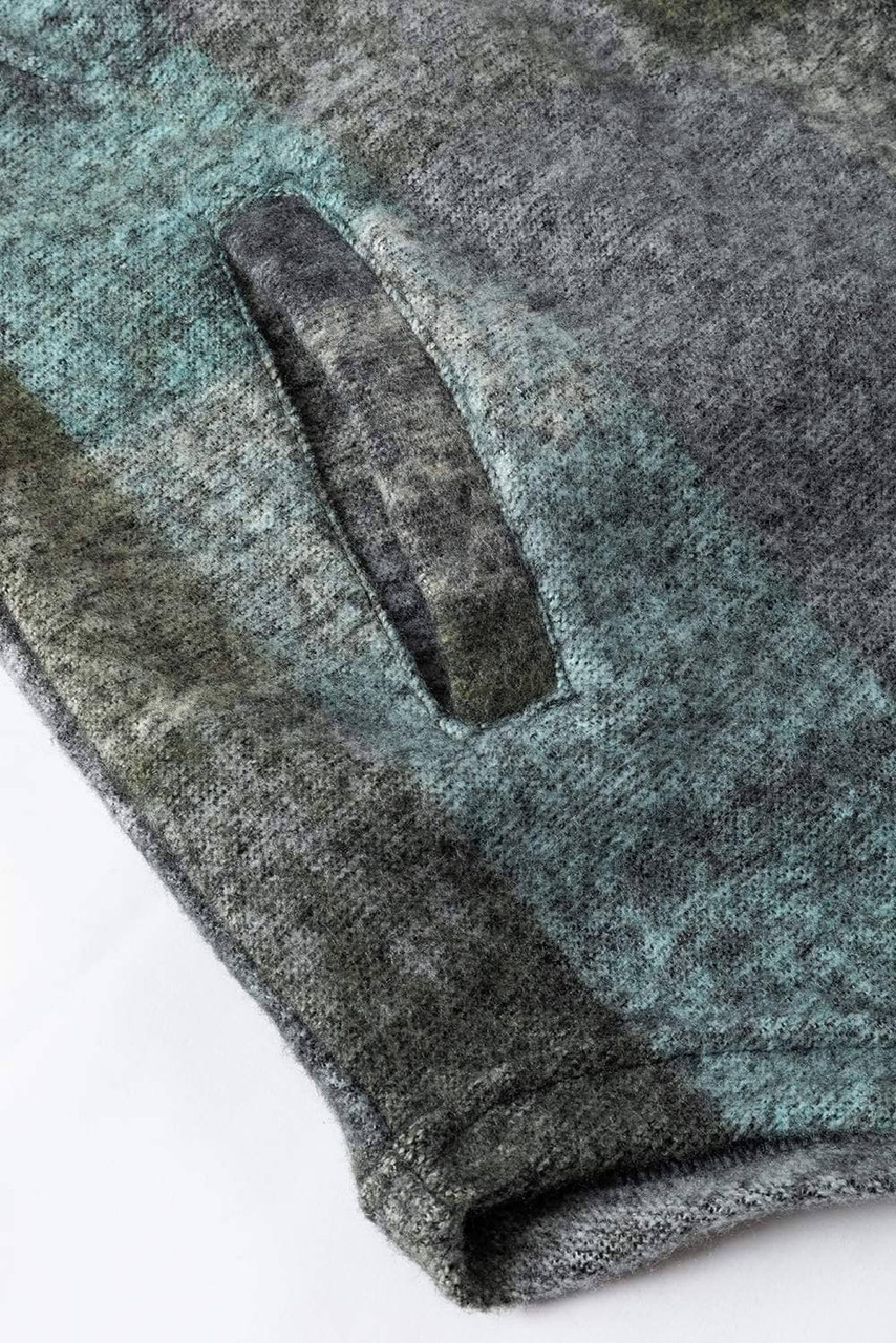 Multicolor Brushed Plaid Pocketed Oversize Shacket Multicolor Brushed Plaid Pocketed Oversize Shacket