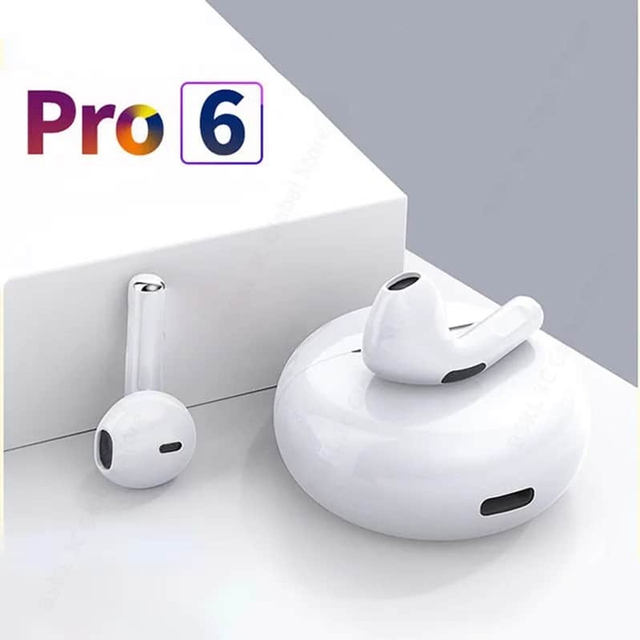 Pro 6 TWS Wireless Bluetooth Earphones Mini Pods Earbuds Earphone Headset For Xiaomi Android Apple iPhone Headphone