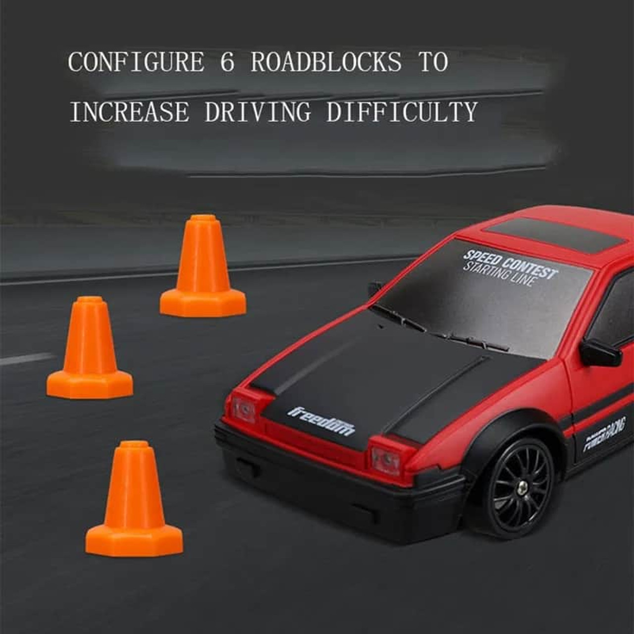 2.4G High speed Drift Rc Car 4WD Toy Remote Control AE86 Model GTR Vehicle Car RC Racing Cars Toy for Children Christmas Gifts 2.4G High speed Drift Rc Car 4WD Toy Remote Control AE86 Model GTR Vehicle Car RC Racing Cars Toy for Children Christmas Gifts