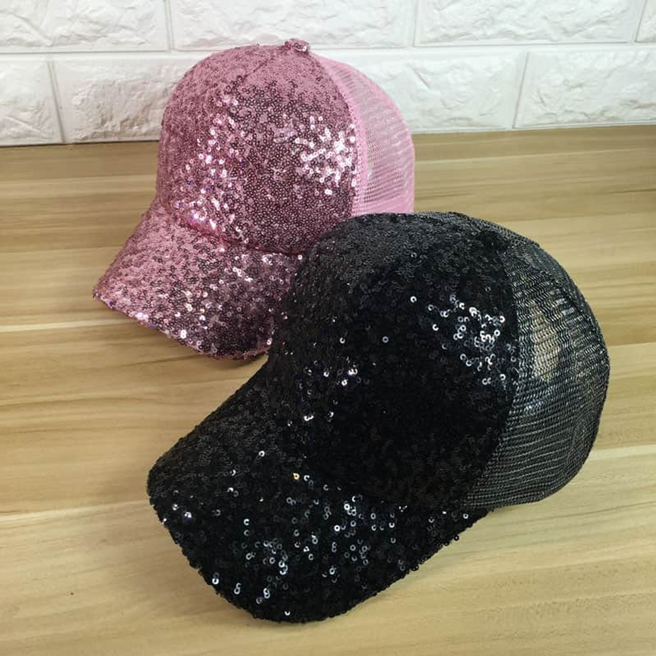 Women's Summer Sunshade Sequined Baseball Cap