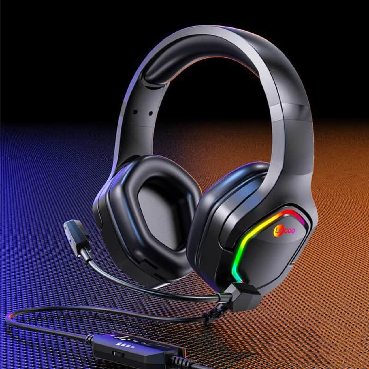 Lenovo HT403 Wire Gaming Headsets Over-Ear Headphones Noise Cancelling Earphones For mobile Phone Pc Computer Ps4 Ps5