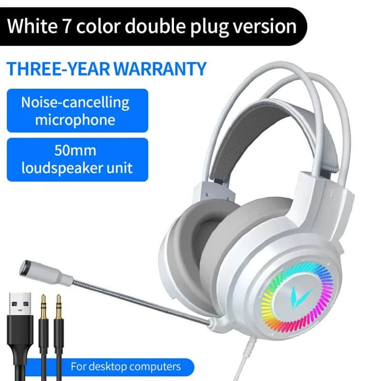 G58 computer headphone E-sports game 7.1 channel wired headset with Microphone Headset