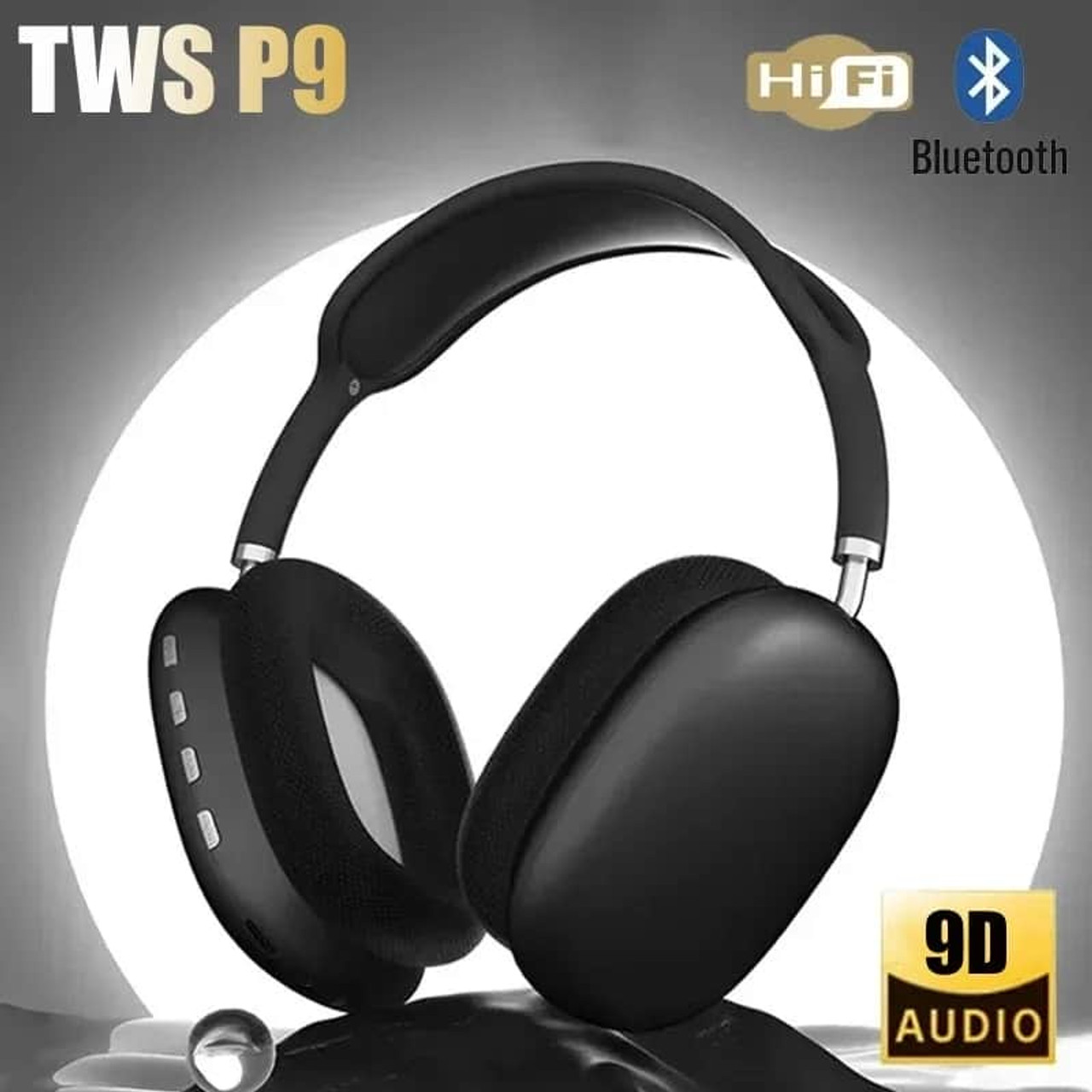 TWS P9 Wireless Bluetooth Headphones with Mic Noise Cancelling Headsets iPhone Android IOS