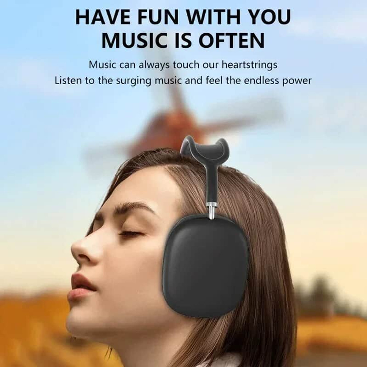 TWS P9 Wireless Bluetooth Headphones with Mic Noise Cancelling Headsets iPhone Android IOS