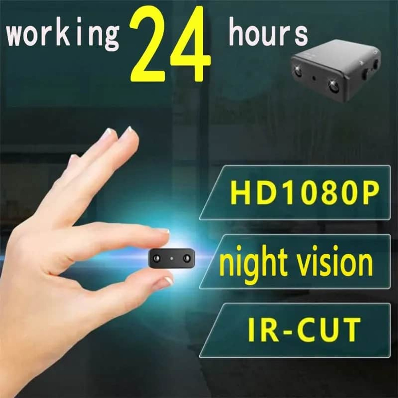 Mini Camera Smallest 1080P Full HD Camcorder Infrared Night Vision Micro Cam Motion detection