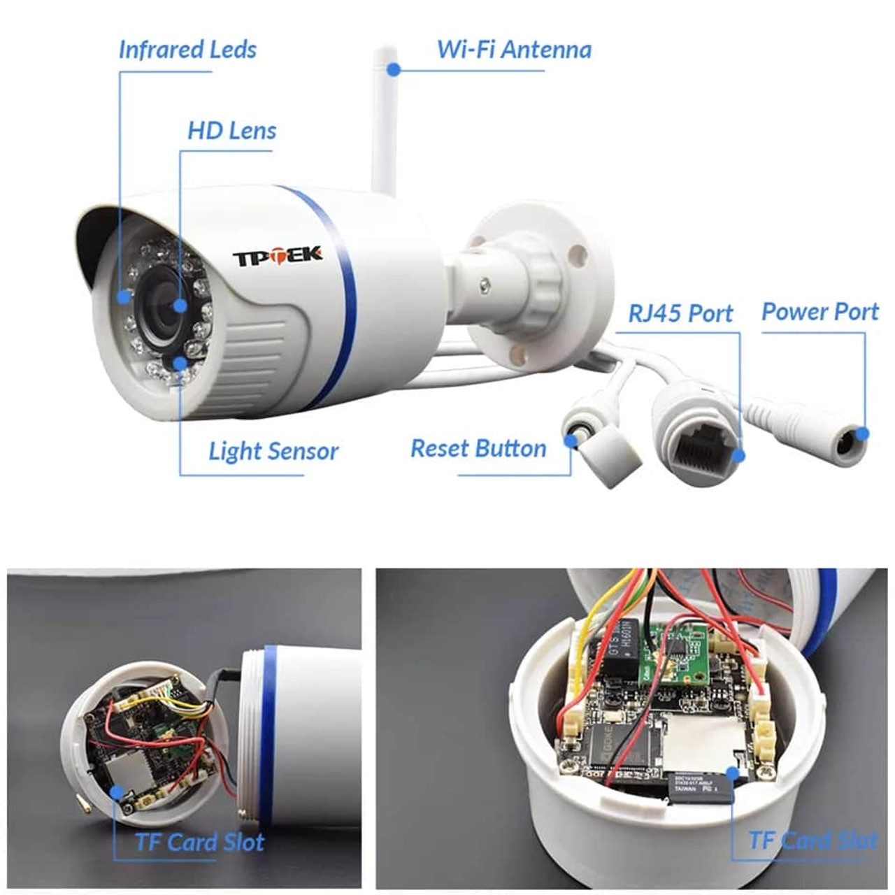 4MP 1080P IP Camera Outdoor WiFi Home Security Camera Wireless Surveillance Wi Fi Bullet Waterproof