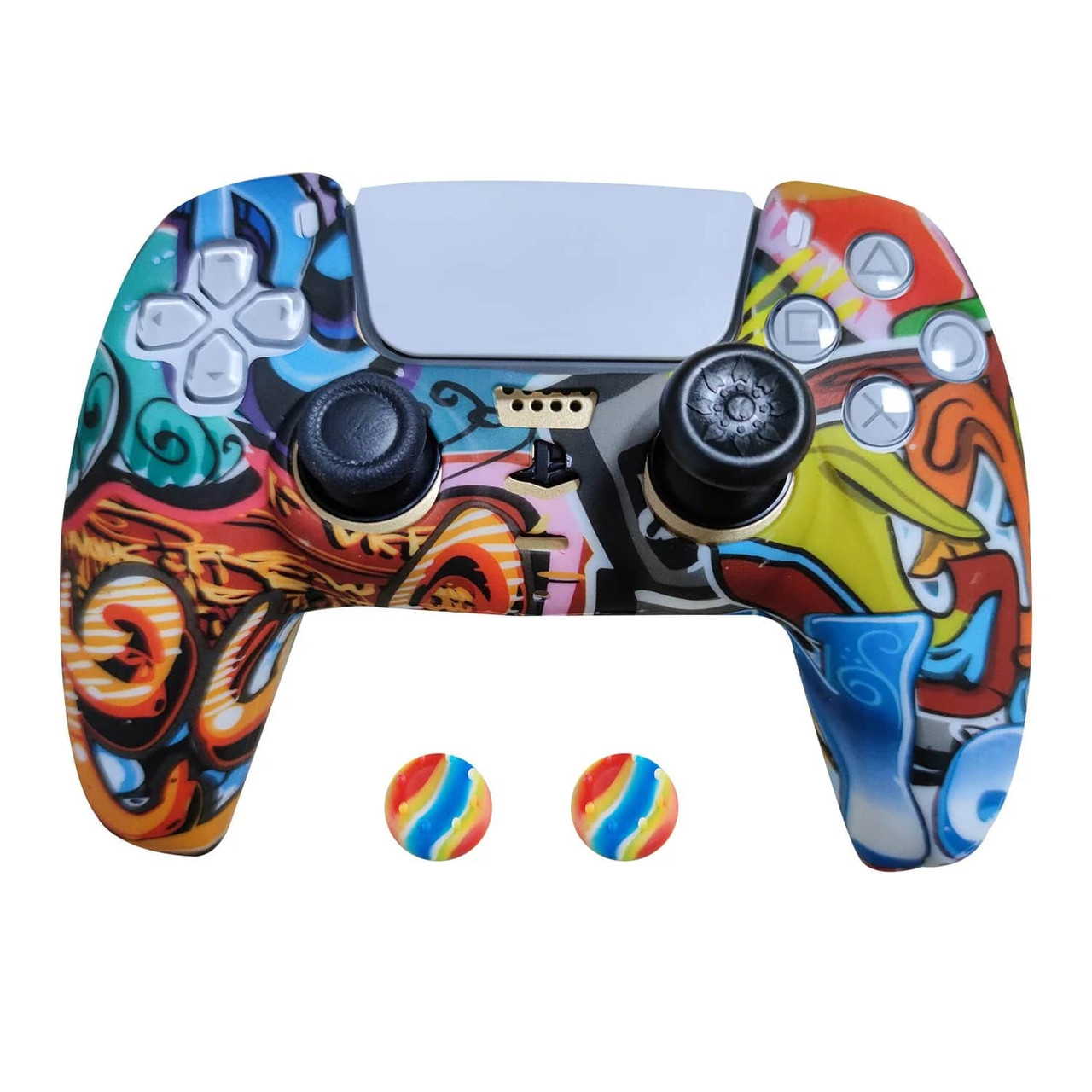 PS5 Handle Cover Case Soft Silicone Camouflage Protective Case for Sony Playstation 5 Controller Cover Case