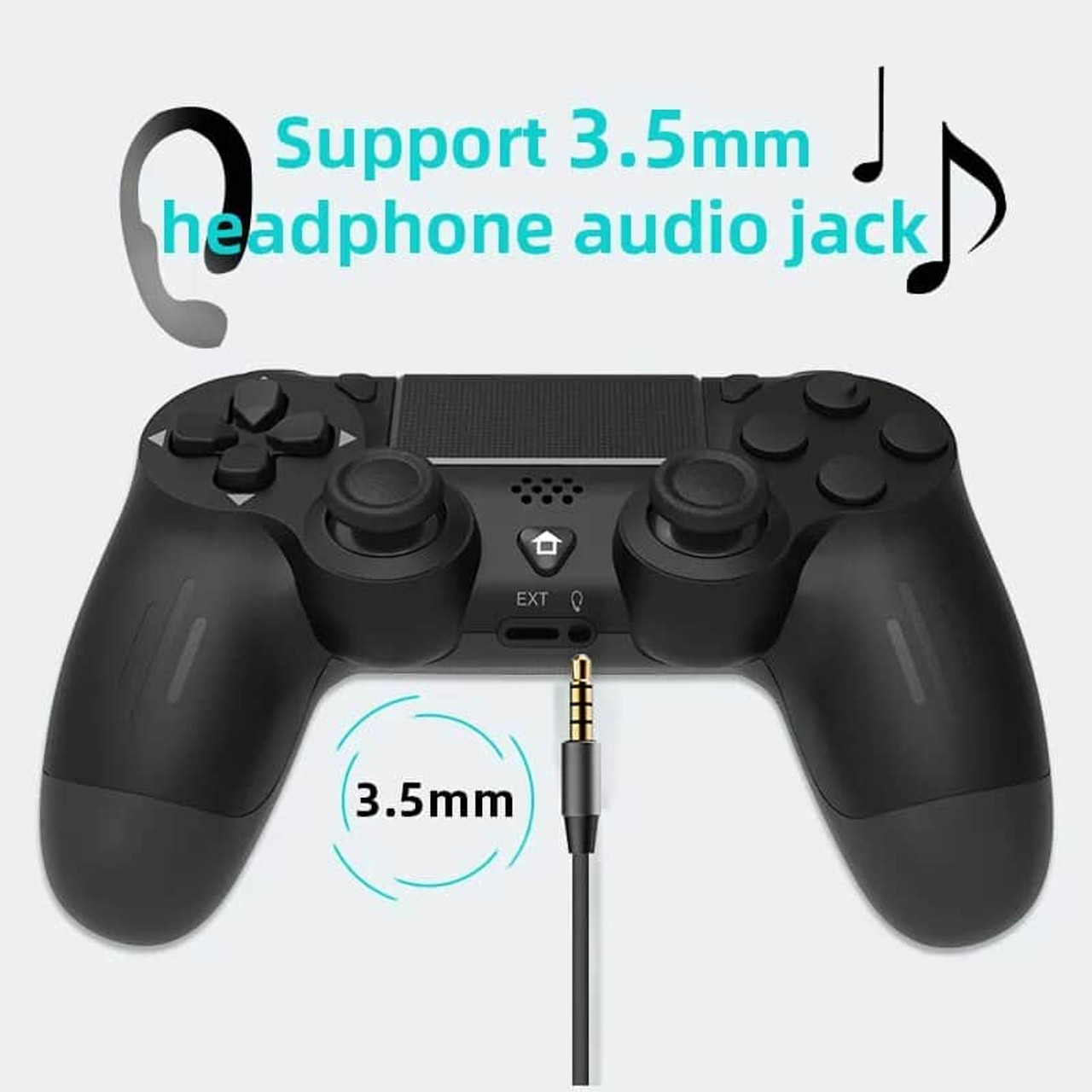DATA FROG Bluetooth-Compatible Wireless Controller For PS4 Slim Pro PC Vibration 6-Axis Motion Sensor Joystick Gaming Gamepad