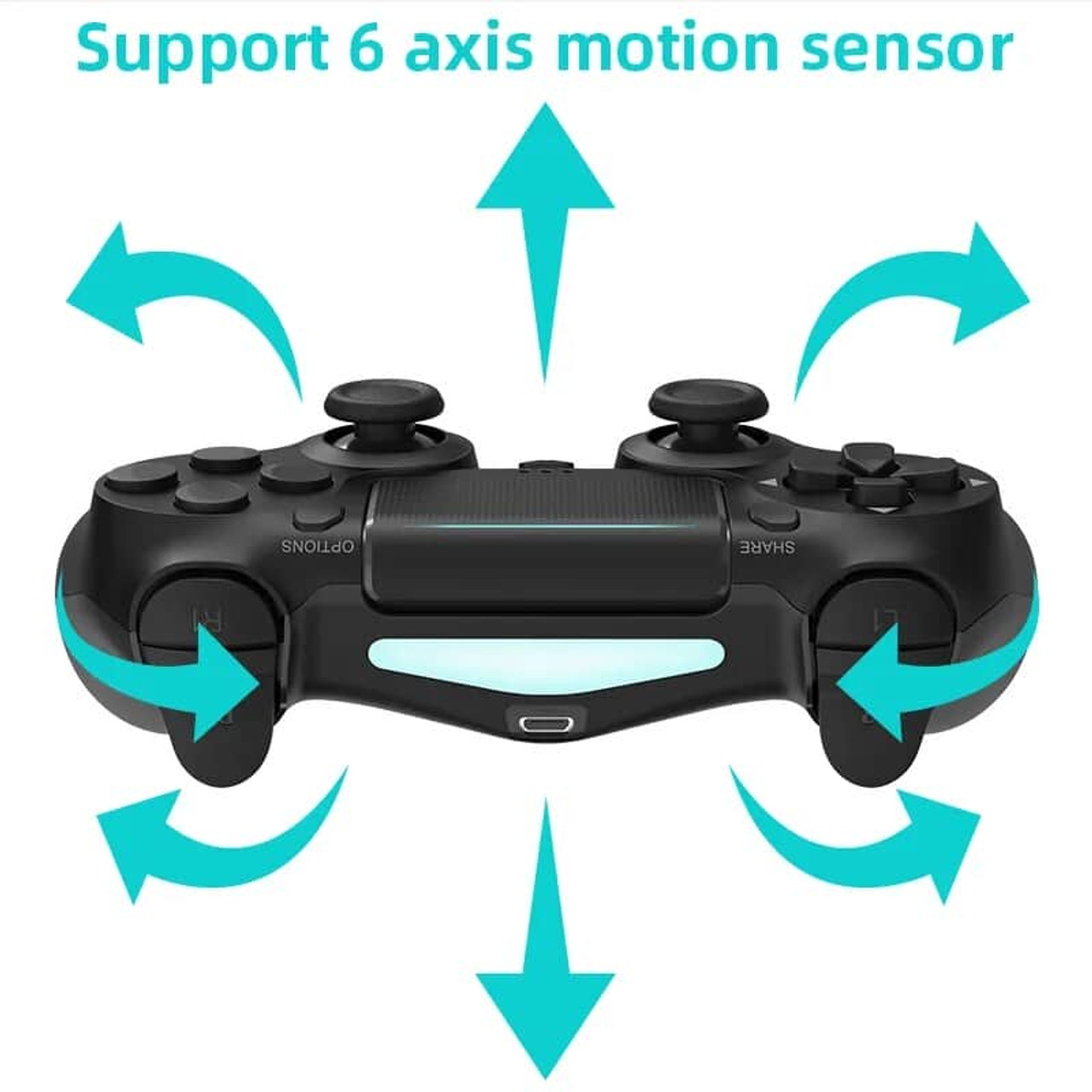 DATA FROG Bluetooth-Compatible Wireless Controller For PS4 Slim Pro PC Vibration 6-Axis Motion Sensor Joystick Gaming Gamepad