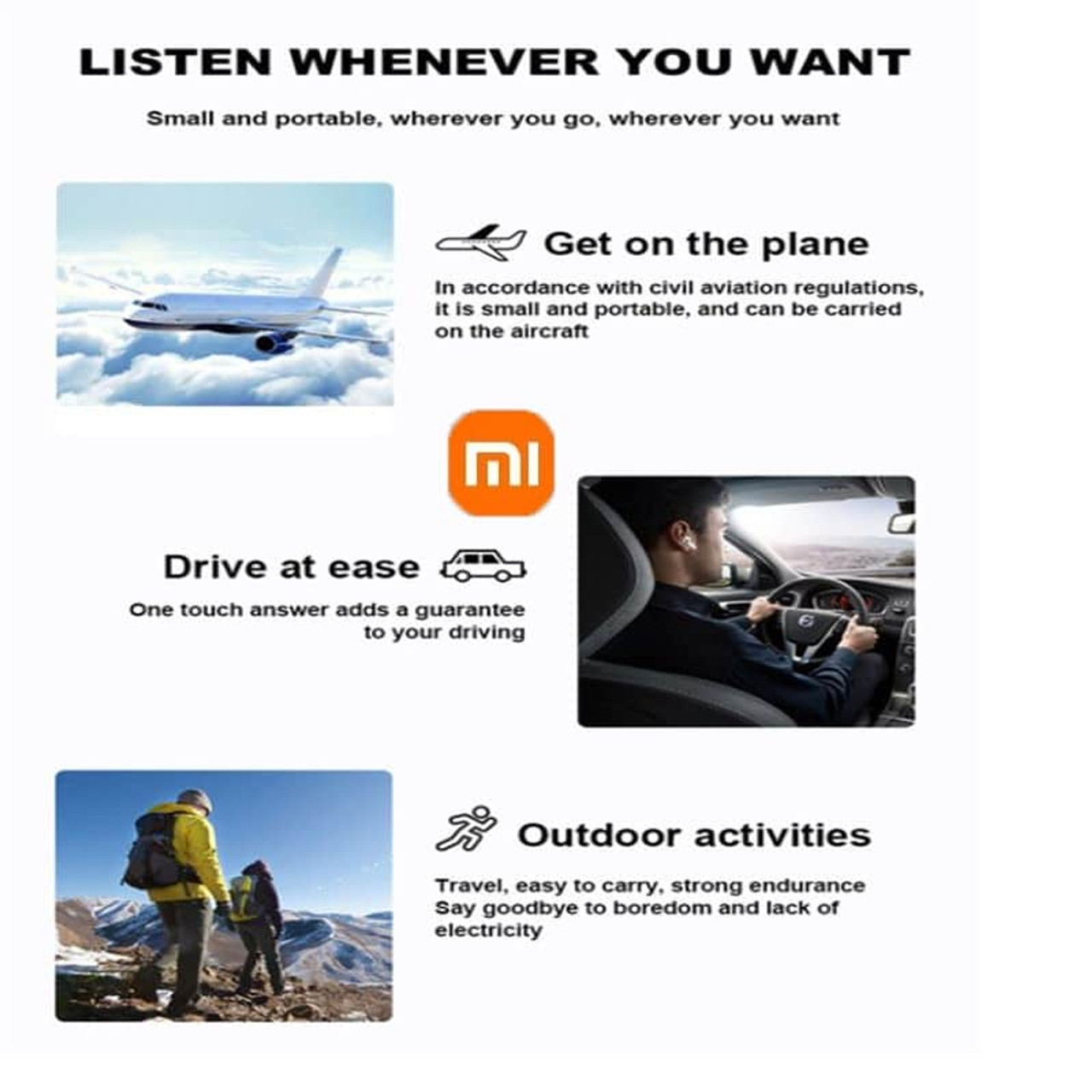 Xiaomi Redmi Bluetooth Earphone Wireless Earbuds Bluetooth in-Ear Headsets Wireless Earbuds