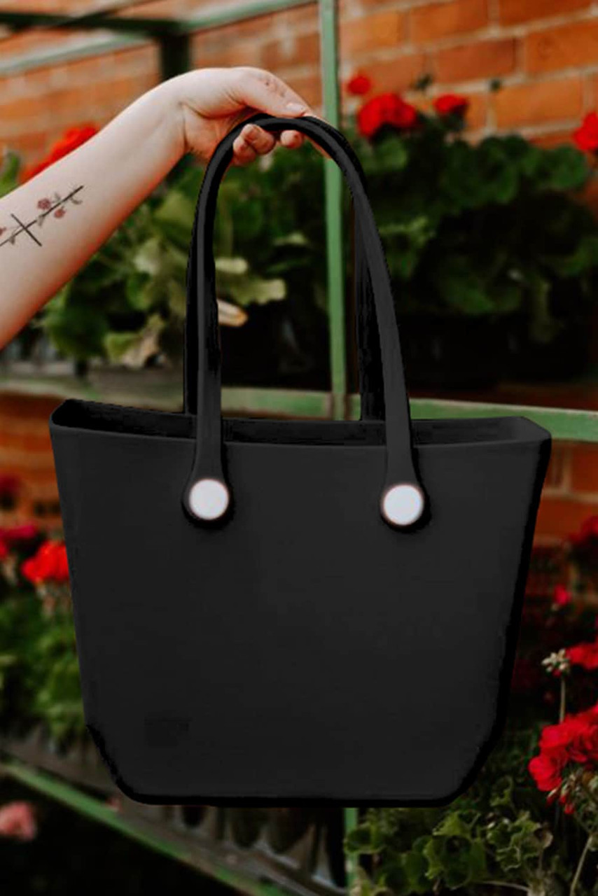 Black Waterproof Self-assembly Detachable Straps EVA Tote Bag Black Waterproof Self-assembly Detachable Straps EVA Tote Bag