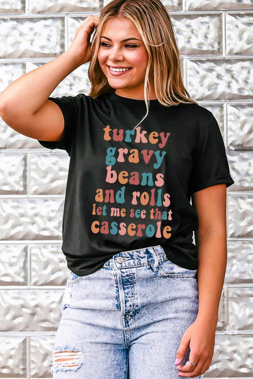 Black Food Lovers Slogan Graphic T Shirt Black Food Lovers Slogan Graphic T Shirt