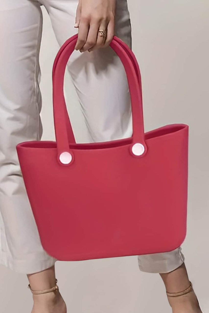 Fiery Red Waterproof Self-assembly Detachable Straps EVA Tote Bag Fiery Red Waterproof Self-assembly Detachable Straps EVA Tote Bag