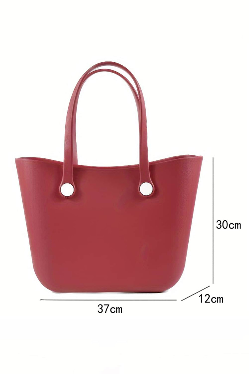 Fiery Red Waterproof Self-assembly Detachable Straps EVA Tote Bag