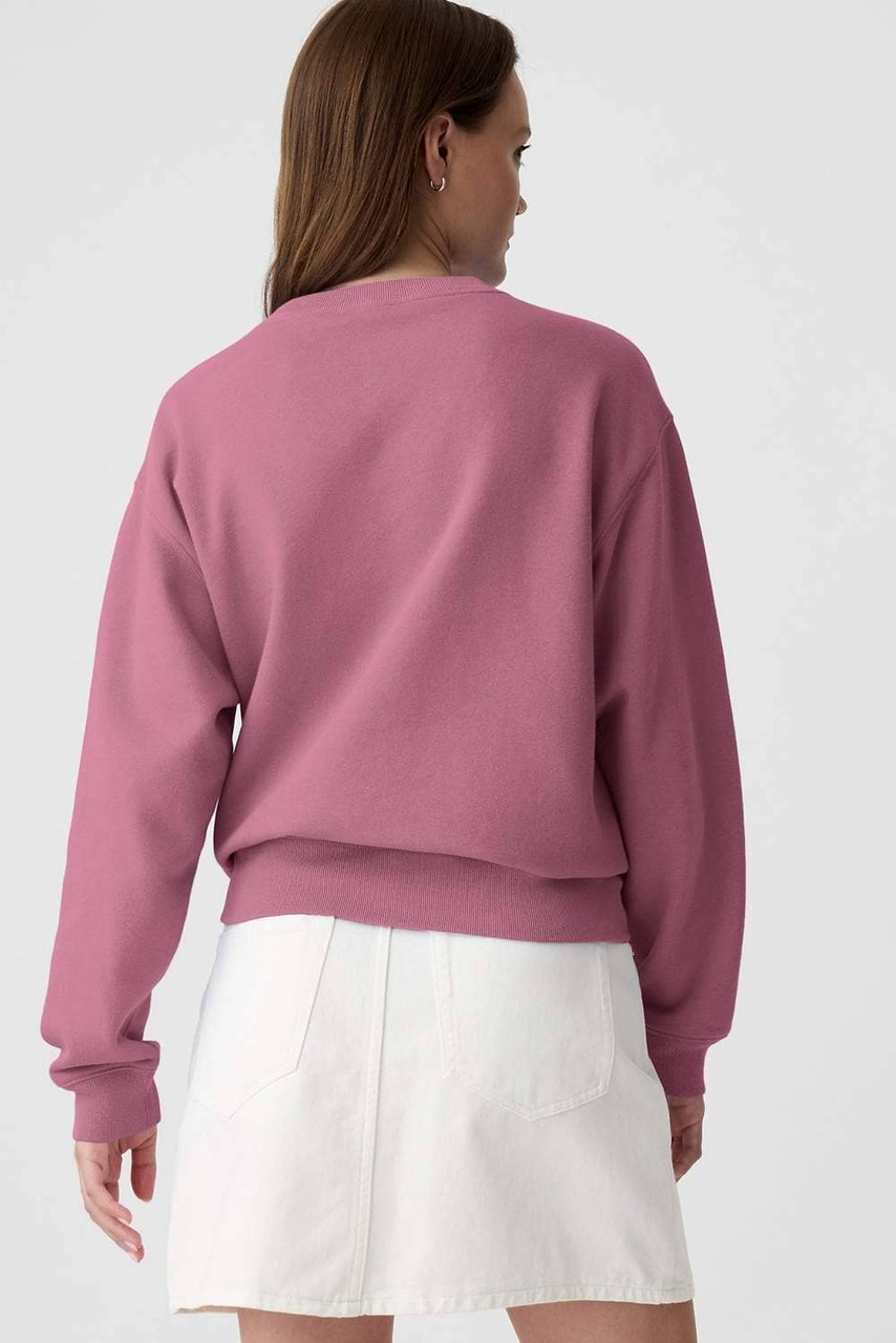 Valerian Plain Drop Shoulder Crewneck Pullover Sweatshirt Valerian Plain Drop Shoulder Crewneck Pullover Sweatshirt