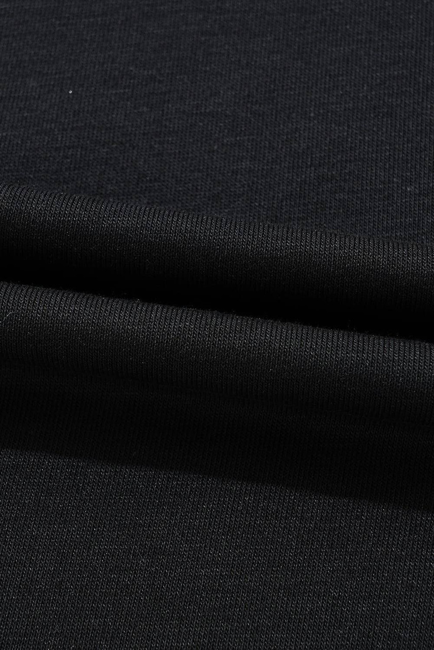 Black Zipper Flutter Sleeve Drawstring High Waist Jumpsuit Black Zipper Flutter Sleeve Drawstring High Waist Jumpsuit