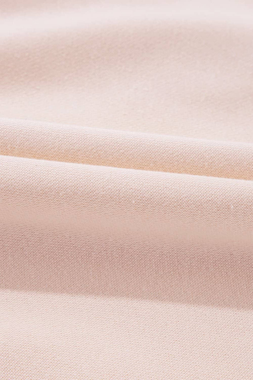 Parchment Embroidered Bow Lantern Sleeve Oversized Pullover Sweatshirt