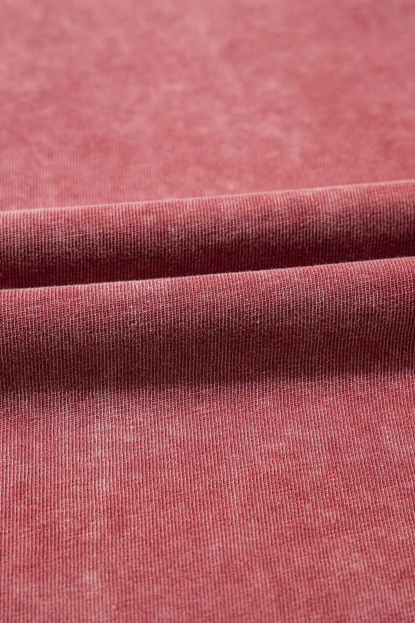 Clay One Shoulder Half Sleeve Oversized Tunic T Shirt