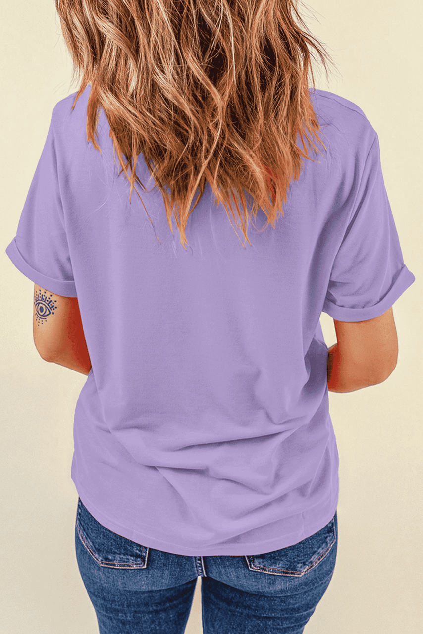 Wisteria Bunny Bible Verses Checkered Print Easter T Shirt