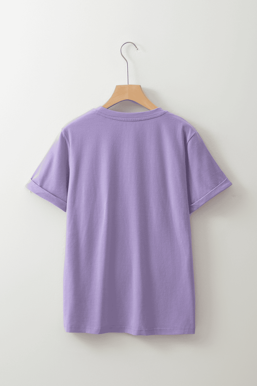 Wisteria Bunny Bible Verses Checkered Print Easter T Shirt