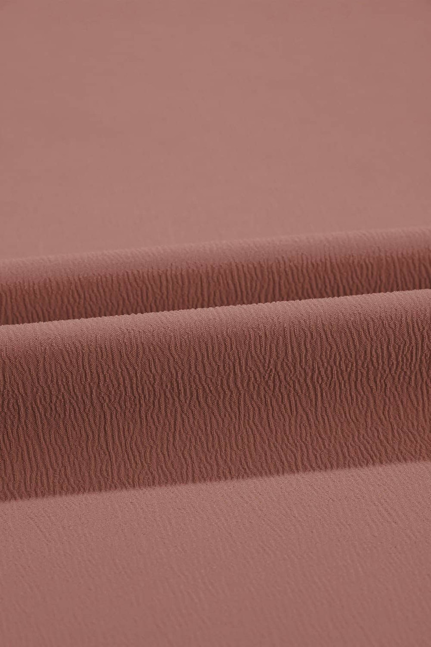 Coffee High Waisted Tie Front Side Pocket Wide Leg Flowy Casual Pants