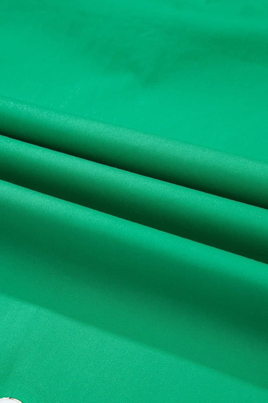Bright Green Contrast Scallop Trim Layered Short Sleeve V Neck Blouse Bright Green Contrast Scallop Trim Layered Short Sleeve V Neck Blouse