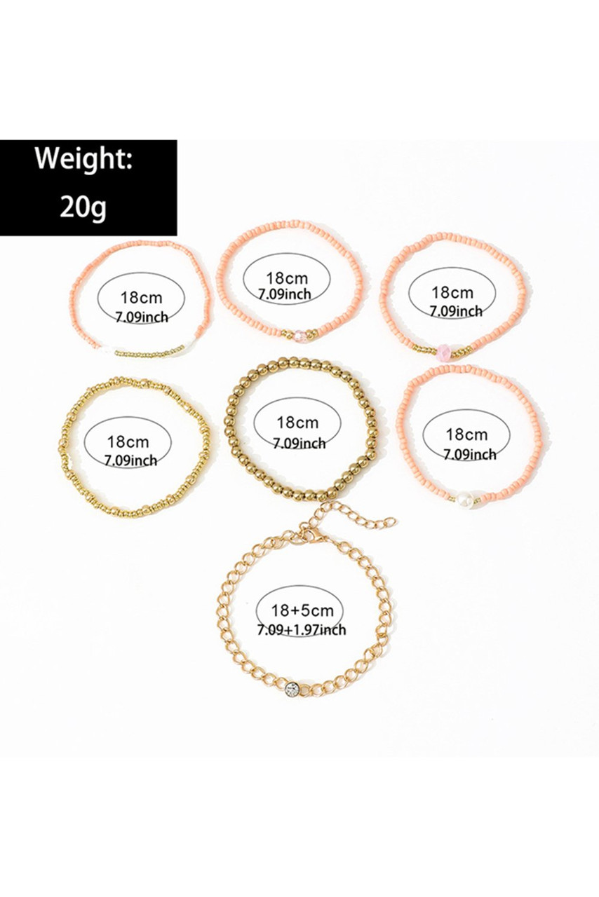 Gold Simple Beaded Multi Layer Bracelet Gold Simple Beaded Multi Layer Bracelet