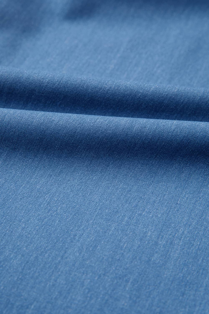 Myosotis Square Neck Pleated Waist V Cut Backless Tied Fit and Flare Dress