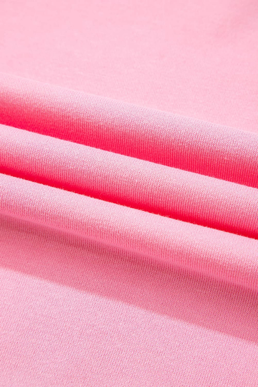 Bonbon 2-tone Color Block Patchwork Drop Shoulder Sweatshirt