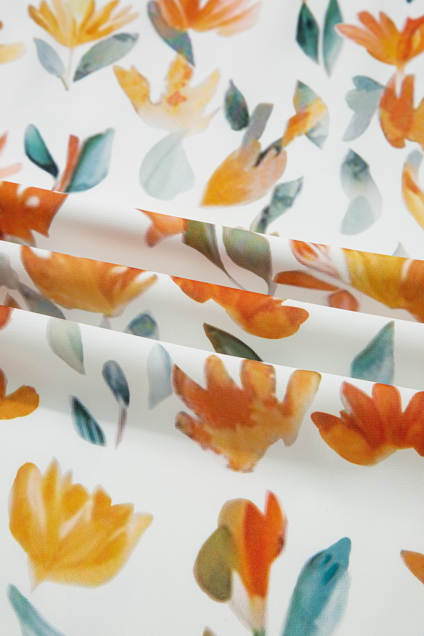 Yellow Floral Print Tie Neck Frilled Detail Long Sleeve Mini Dress Yellow Floral Print Tie Neck Frilled Detail Long Sleeve Mini Dress