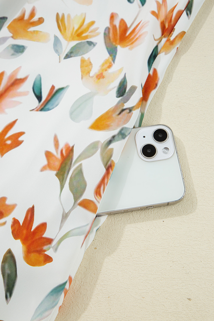 Yellow Floral Print Tie Neck Frilled Detail Long Sleeve Mini Dress Yellow Floral Print Tie Neck Frilled Detail Long Sleeve Mini Dress